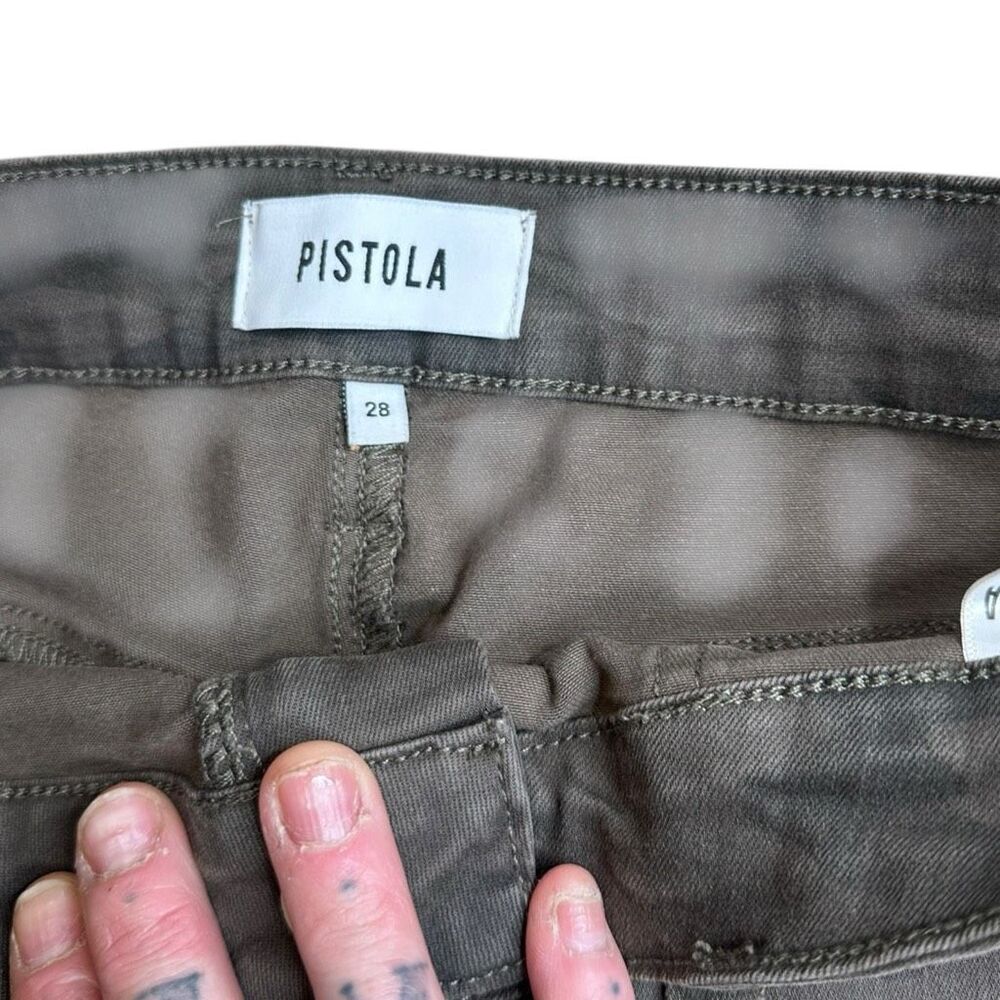 PISTOLA FOR ANTHROPOLOGIE Women’s Dark Camo Hannah Utility Zip Pocket Cargo Shor - Picture 4 of 6